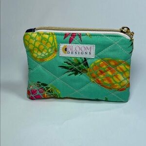 Green Pineapple Print Women's Bag